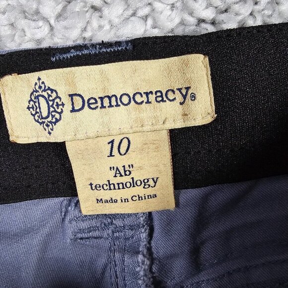 Democracy Women’s 10 Blue Gray Ab Technology Ankle Skinny Jeans Stretch - Picture 4 of 12